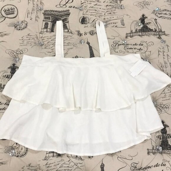 Abound Tiered Linen Blend Tank Top - Picture 4 of 4